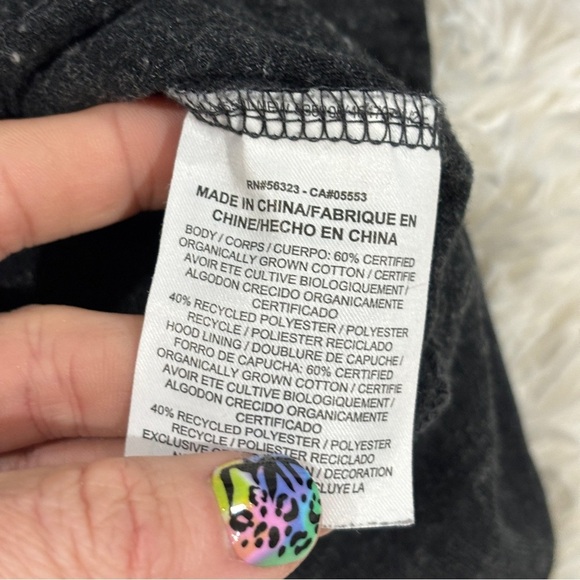 Nike Sportswear Gym Vintage organic cotton Full Zip gray hoodie Woman’s Small - Picture 9 of 13